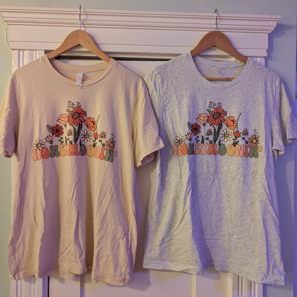 His and Her Honeymoon T-Shirt Set